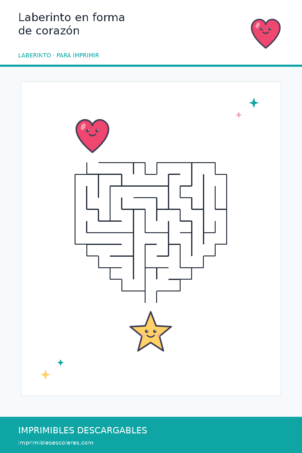 Laberinto en forma de corazón