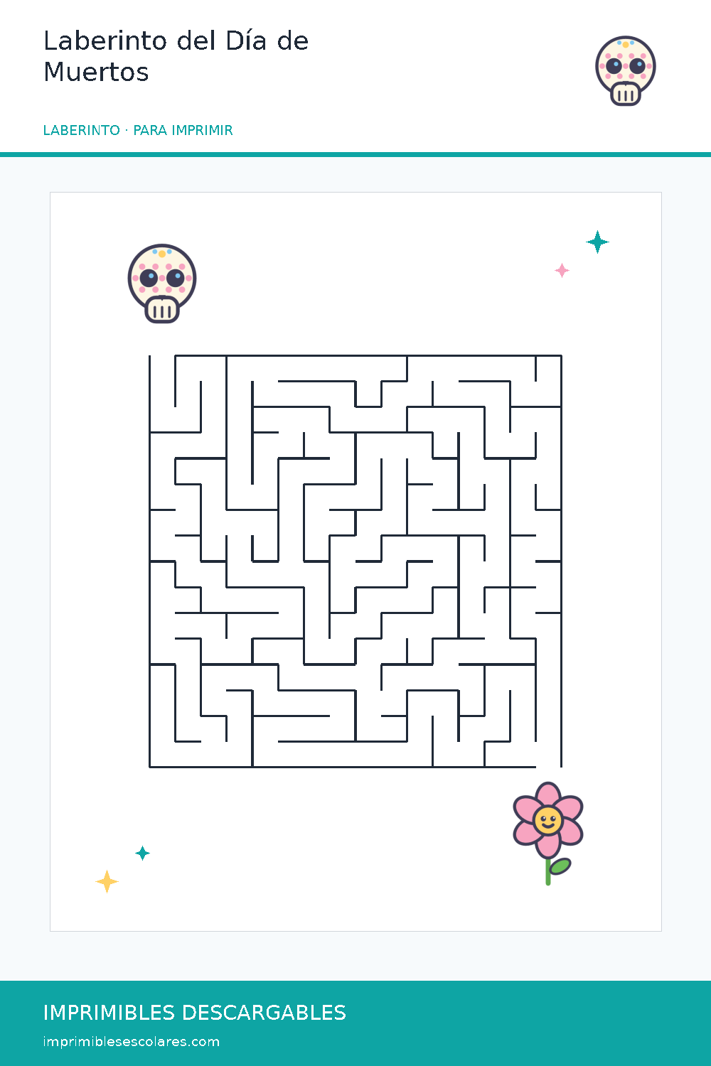 Laberinto del Día de Muertos